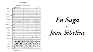 Jean Sibelius - En saga (with score)