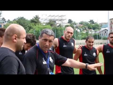 IRB თბილისის თასი 2014-საქართველოს ნაკრების ღია ვარჯიში /IRBTC2014Lelos first open training session