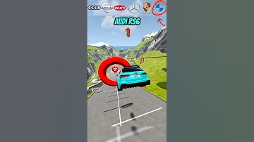 Cars Jump Through IMPOSSIBLE Red Rings! | BeamNG Drive Mega Ramp