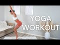 25 min pilates yoga workout  power yoga for strength