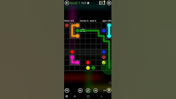How To Solve Flow Free Bridges Classic Pack Level 1 9x9 Board Walk Through Solution Walkthrough