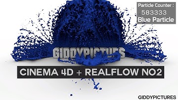 Cinema 4D + Realflow No.2