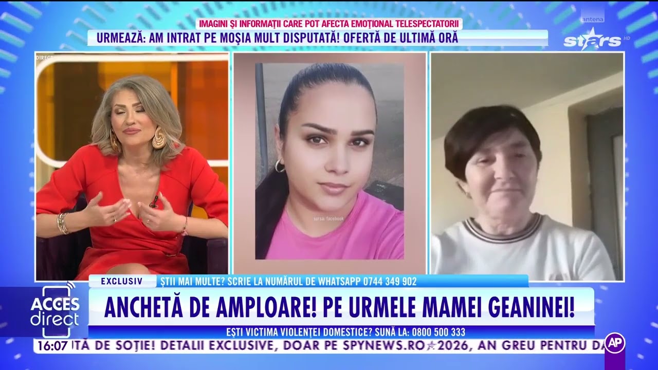 Anchetă de amploare! Pe urmele mamei Geaninei! Dezvăluiri incredibile