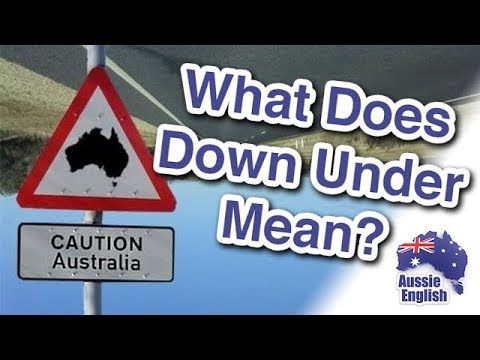 travel down under meaning