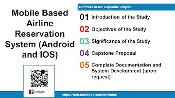 Mobile Based Airline Reservation System Android and IOS - Capstone Project