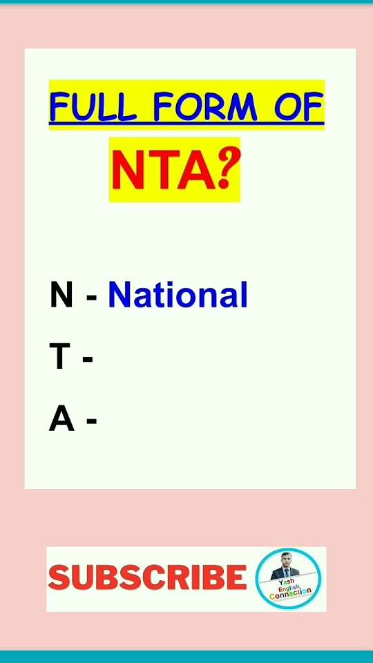 ntafull-form-what-is-full-form-of-nta-learn-english-nta-fullform