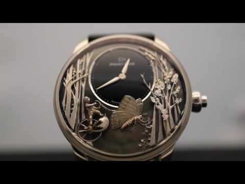 Jaquet Droz Loving Butterfly Automaton - Baselworld 2017