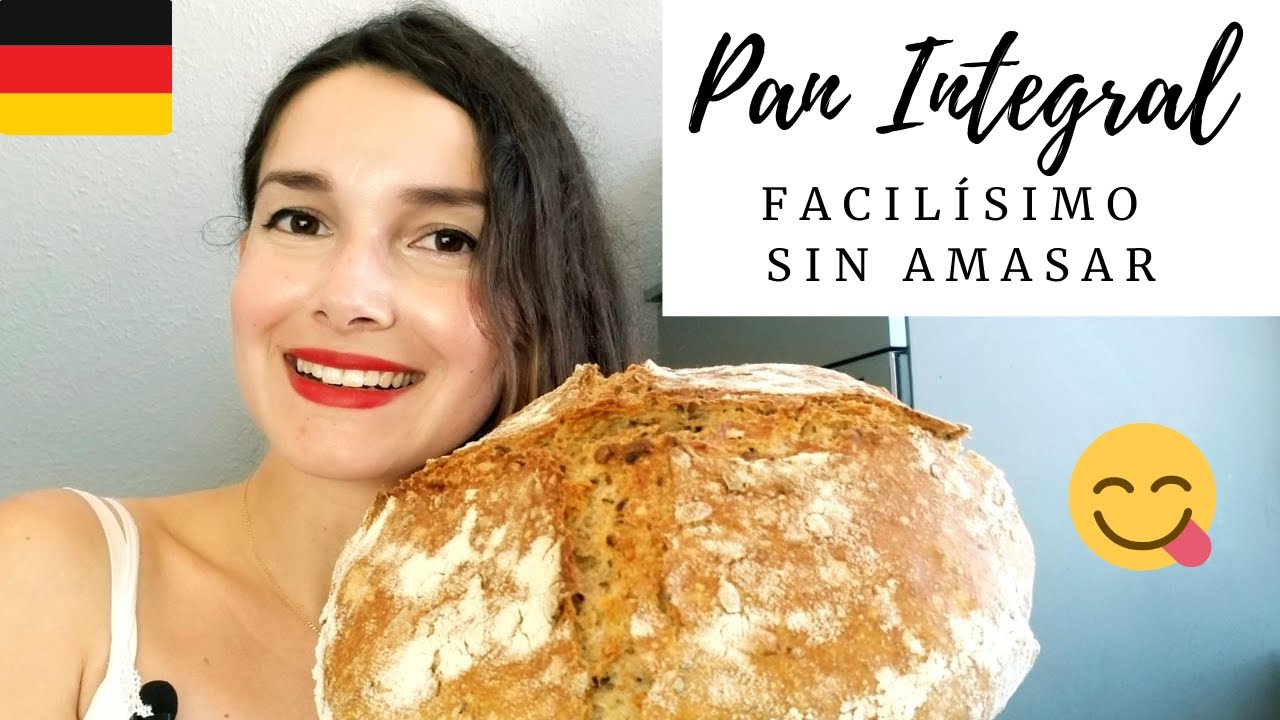 El pan INTEGRAL más fácil de MUNDO! Sin AMASAR |Pan Alemán de semillas |Es con Acento|