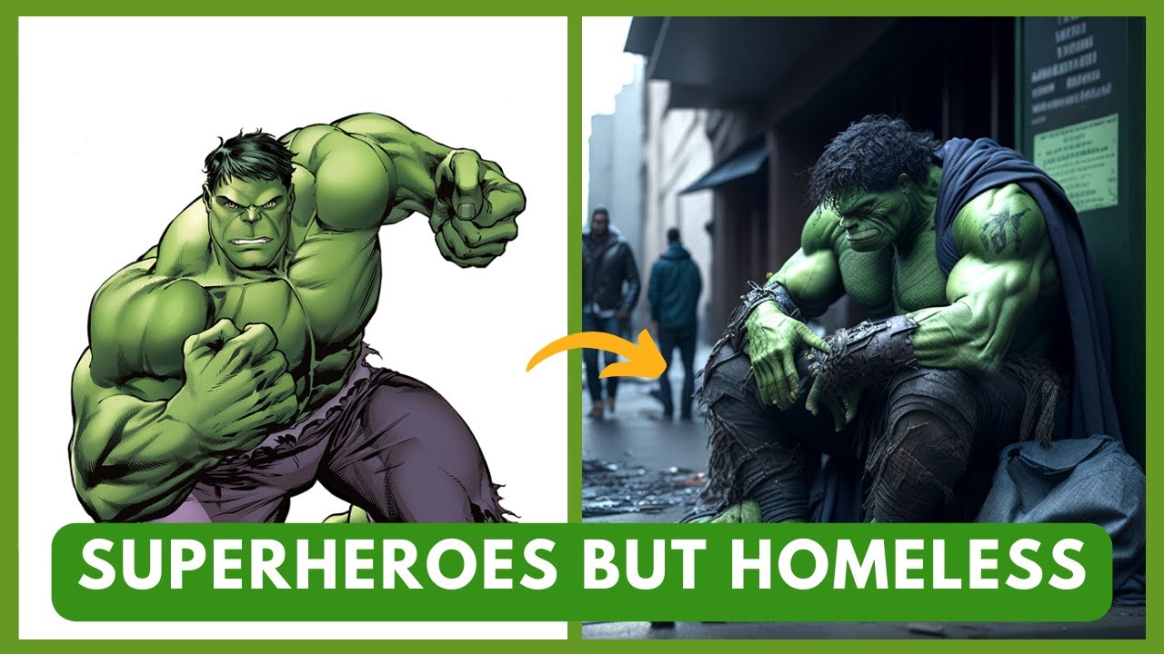 SUPERHEROES but HOMELESS 💥⚡🔥 Marvel & DC (Doctor strange, Captain Marvel, The Flash, etc)