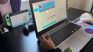 ASMR - Taking Notes for my Spanish Class 💻 (whispering, typing, clicking, & minimal gum chewing) screenshot 5