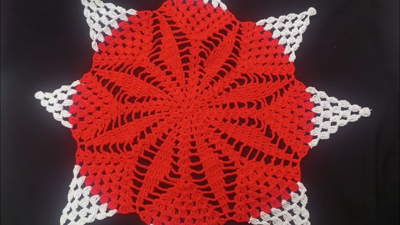 Thalposh | woolen Rumal design | crosia thalposh design | crochet table ...