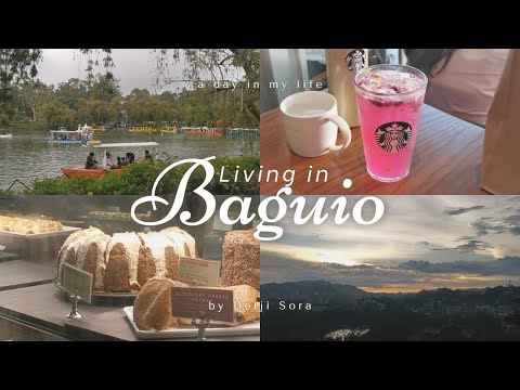 Live in Baguio with me | Daily Vlog 🌼 Burnham Park, Cafe Vlog, Coco Milk Tea, Starbucks Reserve