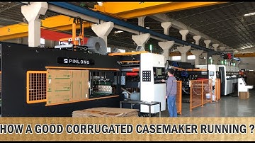 PinLong Corrugated carton Packaging casemaker flexo folder gluer boxes manufacturing machinery
