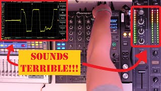 Why Clipping & Red Lights are BAD on DJ Mixers - Sound Comparison and Explanation