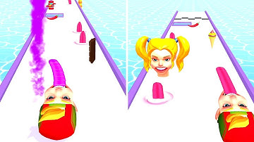 Tongue Stack 3D All Android IOS Levels walkthrough Gameplay lvl 3-4