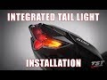 How to install a Programmable Integrated Tail Light on a 2018+ Kawasaki Ninja 400 by TST Industries