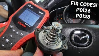Famous CODE P0126 P0128 THERMOSTAT OPEN FIX | ENGINE LIGHT ON MAZDA 2 3 5 6 CX-7 CX-9 CX-5 CX-3 CX-8 Net Worth