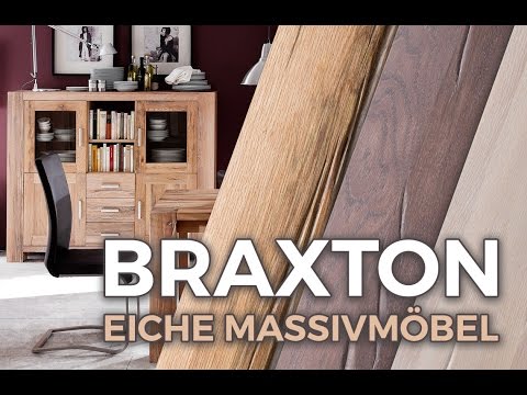 Unser exklusives Eiche Massivholz Wohnprogramm 'Braxton'