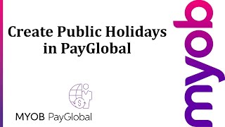 How to create Public Holidays in PayGlobal screenshot 4