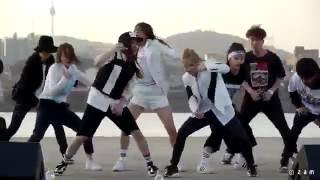 Девочки танцует песню EXO Call Me Baby