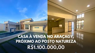 UMA DAS CASAS MAIS BONITAS DO MEU PORTFÓLIO - FICA NO ARAÇAGY, PRÓXIMO AO POSTO NATUREZA