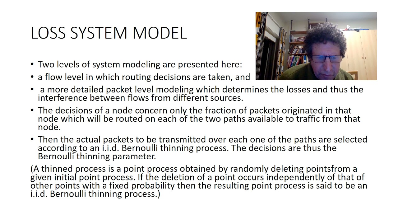 Splittable routing games with ring topology over lossy channels. Talk by Eitan Altman at ASMTA 2021