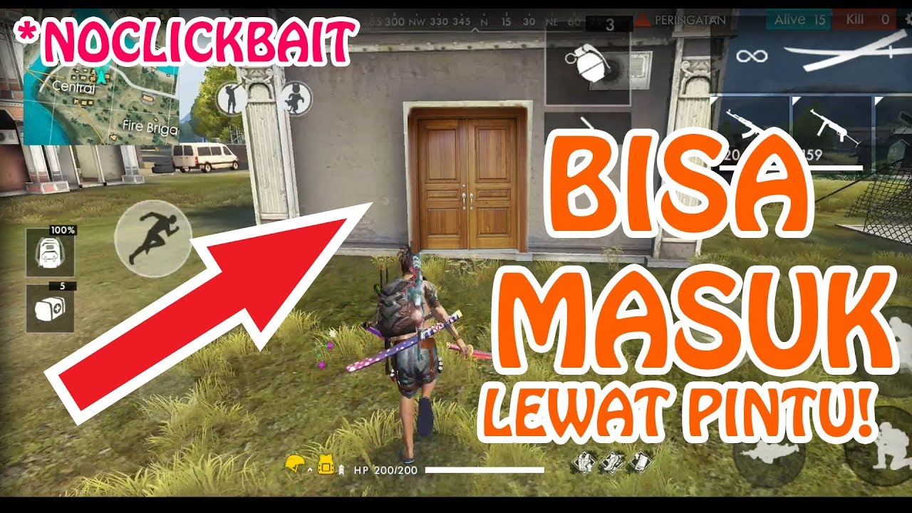 Kata Siapa Free Fire Gak Ada Pintu Gua Bisa Masuk Pintu Free Fire Game Youtube