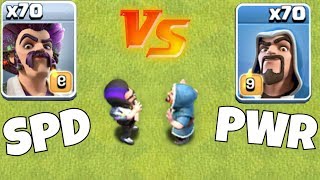 TiMe to SEttLe tHis!! "Clash Of Clans" speed vs. Power!