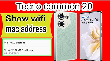 How to find wifi mac address in tecno common 20 ! how to check wifi mac address in tecno#MAli26