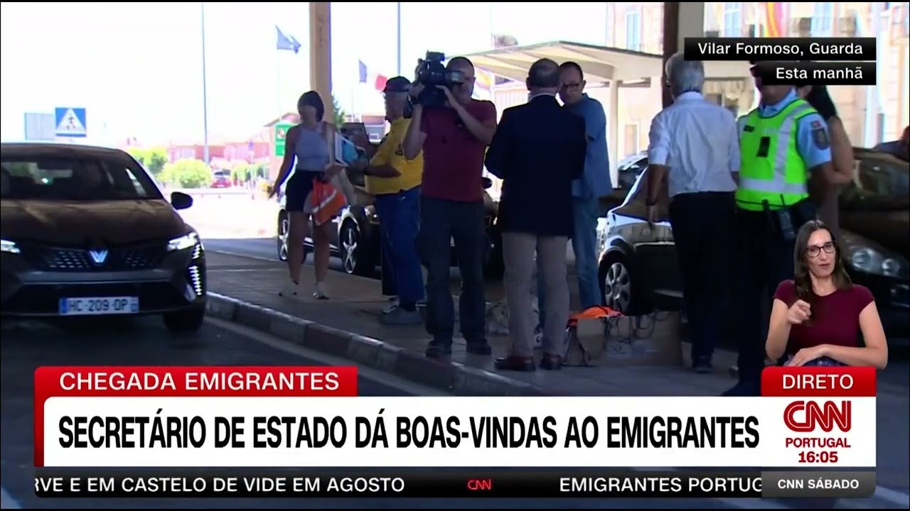 Cap Magellan sensibiliza condutores em Vilar Formoso - reportagem na CNN Portugal