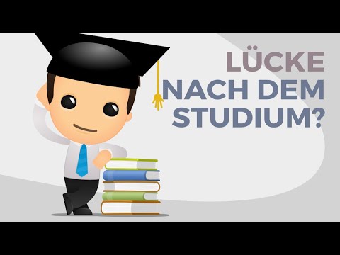 Lücke zwischen Studium