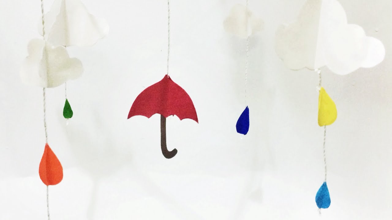 How To Make An Umbrella Mobile DIY Crafts Tutorial