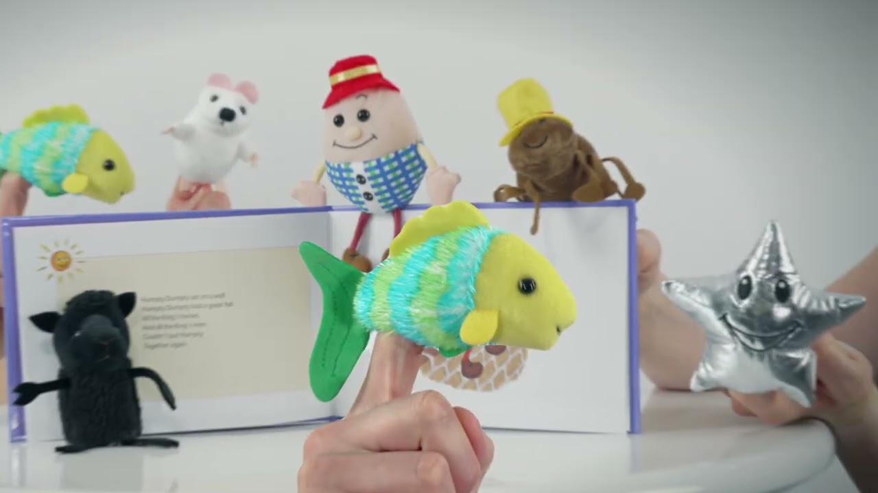 Marionnette à Doigt Goéland - The Puppet Company - Accessoire Conte Pour Enfants - Jeu éducatif Et Rigolo Dès 12 Mois