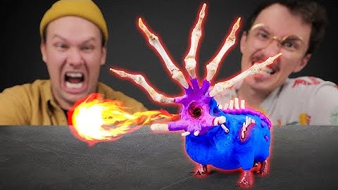 We Made the Zoochosis Hippo 🦛👾 Crafting Mutated Animals & Monster DIYs
