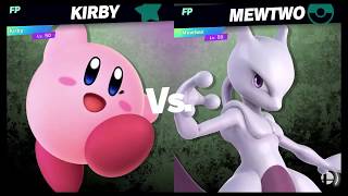 Super Smash Bros Ultimate Amiibo Fights   Request #3679 Kirby vs Mewtwo