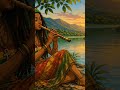 🌿🎶 Mystical Rasta Woman Playing Flute by the River | Relaxing Reggae Meditation & Nature Sounds 🌊