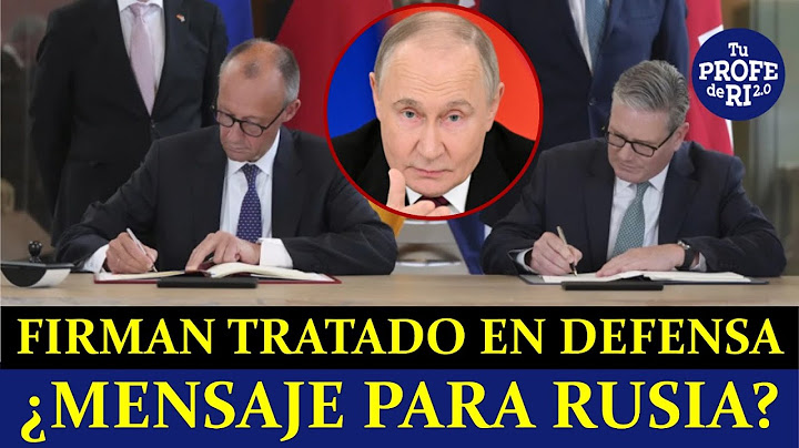 ÚLTIMA HORA: ALEMANIA Y REINO UNIDO RESPONDEN A RUSIA. FIRMAN TRATADO DE DEFENSA. MERZ LO FESTEJA