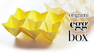 Origami Easter Egg Box Tutorial (Modular) - DIY - Paper Kawaii