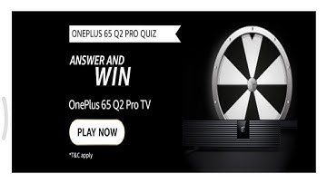 Amazon OnePlus 65 Q2 ProQuiz Answers Today|30 January 2023 | Daily Quiz Time