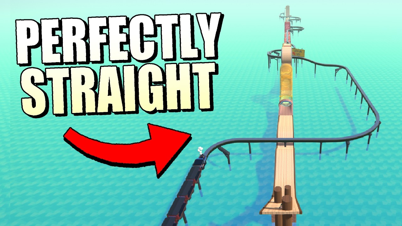 Я построил идеально прямую трассу, чтобы мои друзья...