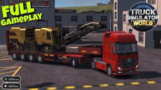 NEW GAME RELEASE! FULL GAMEPLAY | TRUCK SIMULATOR WORLD by EDWARDS SIR screenshot 1