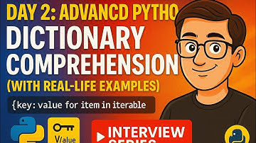 Advanced python day-2 | Dictionary Comprehension in Python (With Real-Time Analogies & Examples)