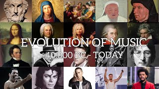 EVOLUTION OF MUSIC (40.000 BC - TODAY)