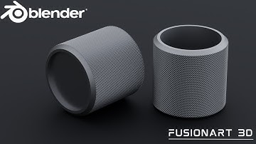 How to Create a knurling Hard Surface Tutorial in Blender