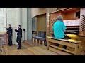 Trumpets and organ bach  erschallet ihr lieder erklinget ihr saiten