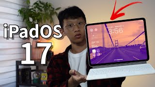 iPadOS 17全新功能評測！自訂鎖定畫面功能&更多！