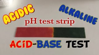 #Science Acid-Base Test || Blue or Red Litmus Paper Test || pH Paper Testing