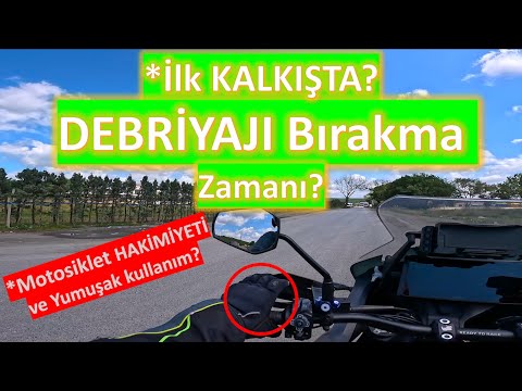 İLK KALKIŞ🤔 (VİTESLİ MOTOSİKLET) VE DEBRİYAJI BIRAKMA ZAMANI? | İleri Sürüş