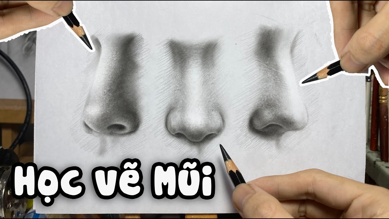 Học vẽ mũi không phải là điều khó khăn. Bạn sẽ được hướng dẫn từng bước để vẽ mũi một cách chính xác và tỉ mỉ. Với kỹ năng này, bạn có thể tạo ra những tác phẩm nghệ thuật ấn tượng với chi tiết mũi đẹp.