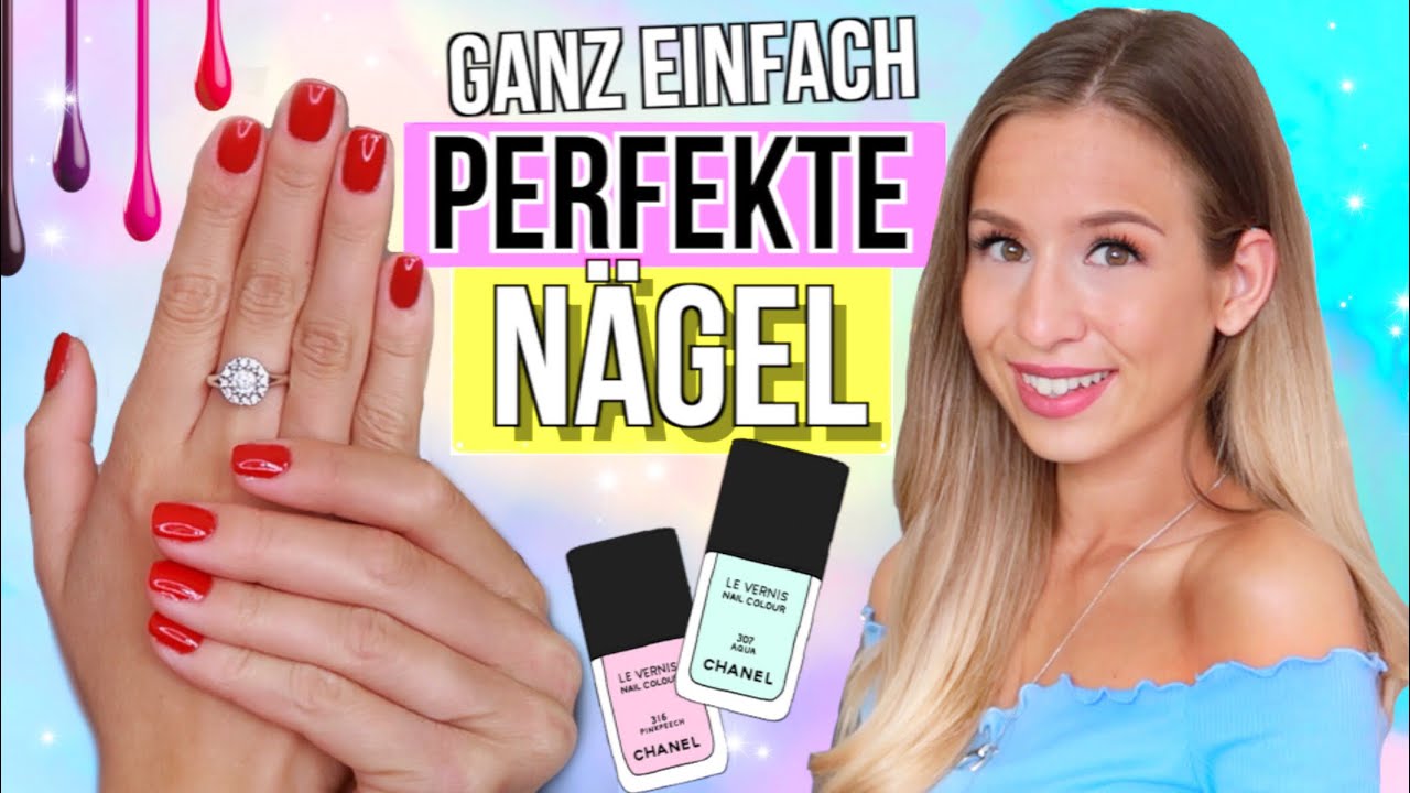 So Mache Ich Meine Nagel Einfach Ohne Uv Licht Gel Nagel Selber Machen Youtube